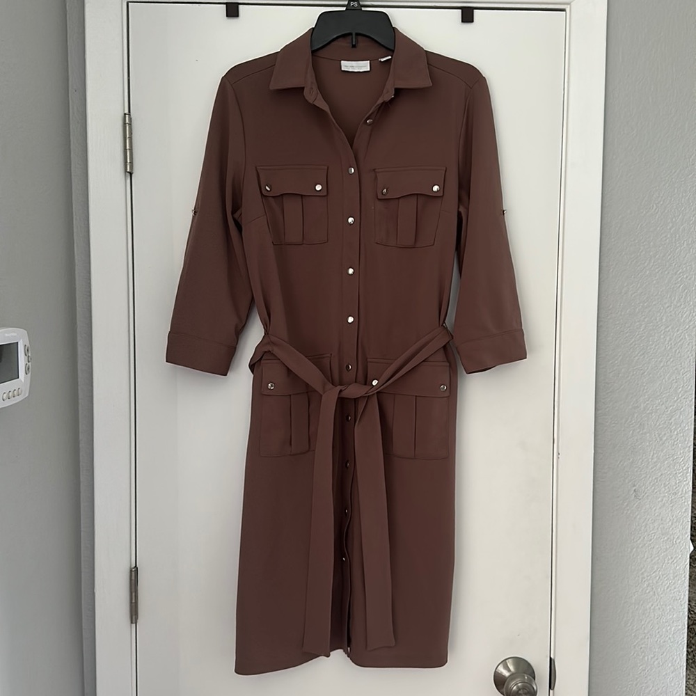 Midi button up dress